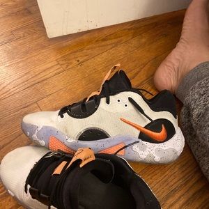 Nike PG 6 Fluoro White Crimson Bliss Men's Size 10 Shoes